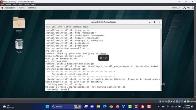 Gator Installation with Red Hat 7 (RHEL7) OS in virtualbox смотреть онлайн