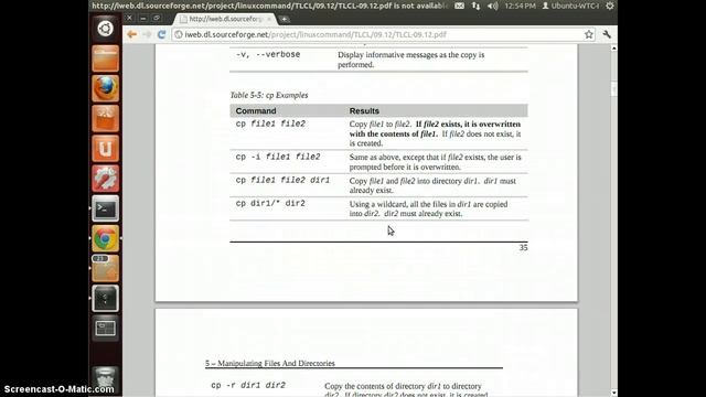cp, mv, rm in Ubuntu смотреть онлайн