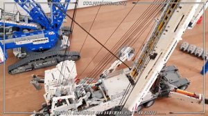Lego Technic crane Liebherr LR 11000 and Liebherr LTM11200