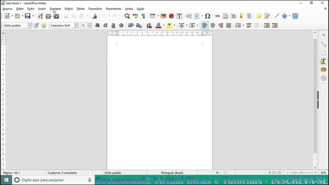 Mudar a Orientação de Página no LibreOffice Writer - Paisagem/Retrato смотреть онлайн