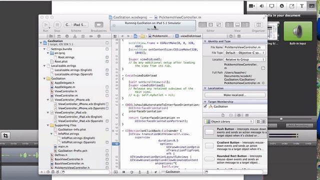 iOS Xcode main screen part1 toolbar смотреть онлайн