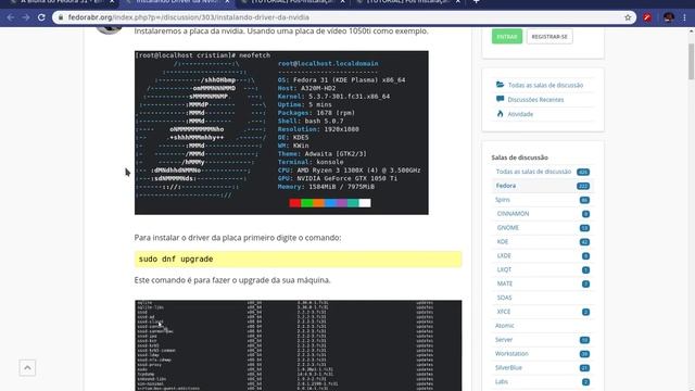 Fedora 31 Astronomy - visão geral do sistema смотреть онлайн