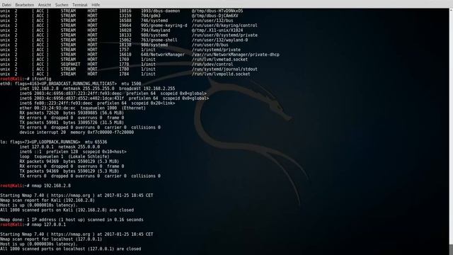 Linux Terminal | 4 | Services und Ports смотреть онлайн