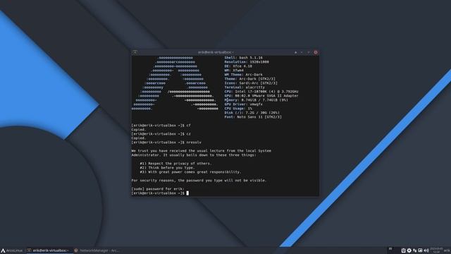 ArcoLinux : 3341 New alias - nresolv to quickly check /etc/resolv.conf смотреть онлайн