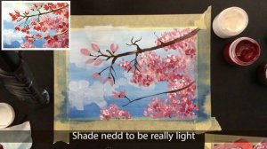 «Цветы. Сакура» как нарисовать ГУАШЬ | Сезон 1-2 |Мастер-класс для начинающих