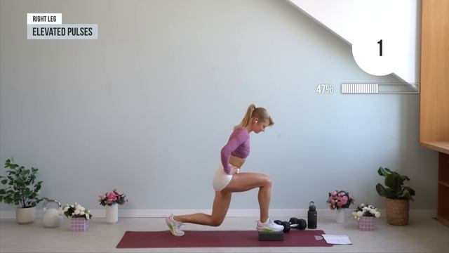 40 MIN FULL BODY HIIT BURN (Intermediate) - With Weights - Home Workout to make you sweat 💦 смотреть онлайн