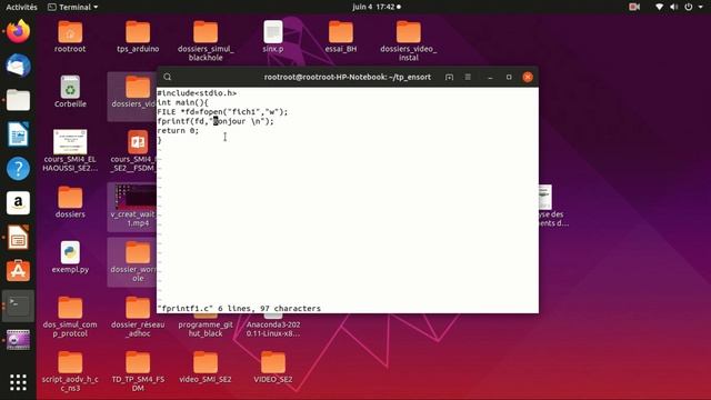 fprintf() et fscanf() смотреть онлайн
