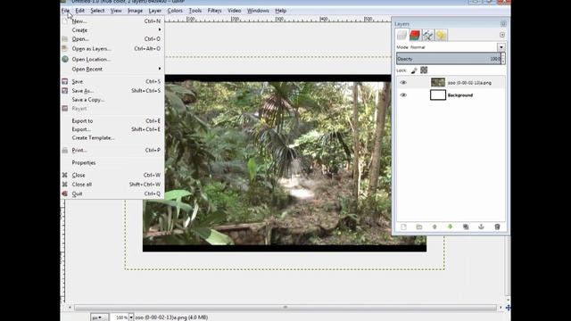 Vid touchups in GIMP смотреть онлайн