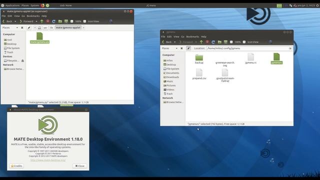 Jgmenu Mate panel applet integration смотреть онлайн