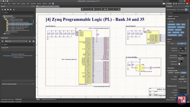 FPGA & SoC Hardware Design - Xilinx Zynq - Schematic Overview - Phil's Lab #50 смотреть онлайн