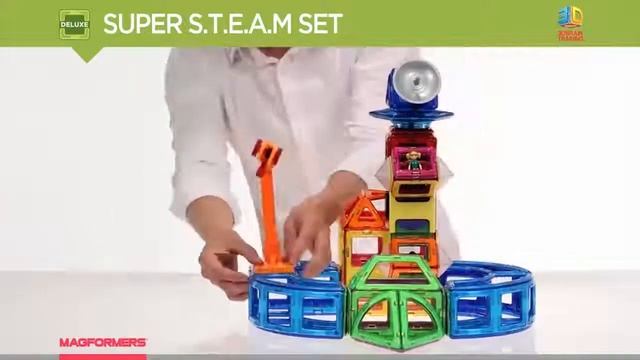 Magformers Super STEAM Set смотреть онлайн