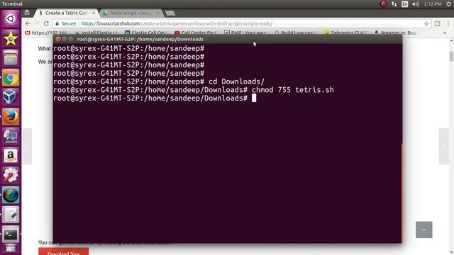 INSTALL TETRIS GAMES ON UBUNTU LINUX WITH SHELL SCRIPTS смотреть онлайн