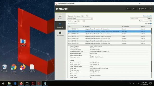McAfee Endpoint Security - Advanced Malware Protection Test with DAC and Real Protect смотреть онлайн