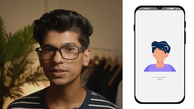 HOW TO IDENTIFY YOUR FACE SHAPE | INDIAN MEN | FIND | DETERMINE APP | CHECK | HAIRSTYLES | IN HINDI смотреть онлайн