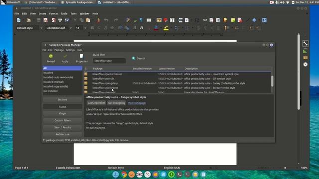 Bright Libreoffice icons for dark theme ( mint MATE ) смотреть онлайн