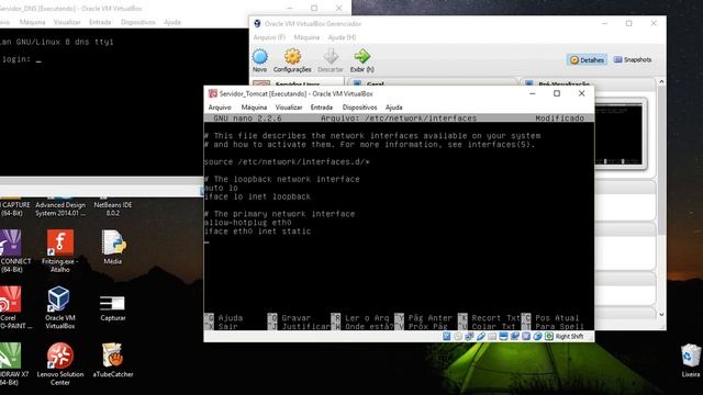 Tutorial Debian - Configurando um servidor DNS no virtual box - Parte 2 смотреть онлайн