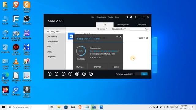 من افضل البرامج البديله عن الانترنت داونلود مانجر برنامج XDM ( Xtreme Download Manager ) смотреть онлайн