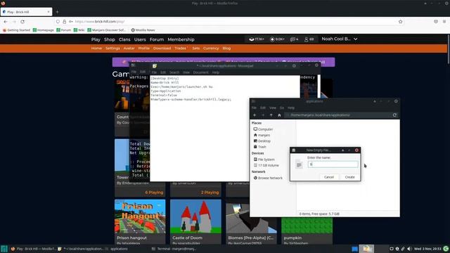 How to install Brick Hill on Linux (Arch/Manjaro) смотреть онлайн