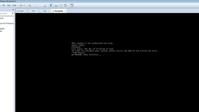 To access checkpoint firewall from local machine installed in VMware with host-only type смотреть онлайн