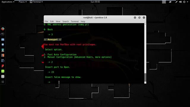 How To Configure Honeypot On Kali Linux 2016 1 Via PentBox смотреть онлайн