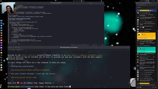 UVdesk - Instalación paso a paso en español de HelpDesk opensource - DIRECTO con DriveMeca смотреть онлайн
