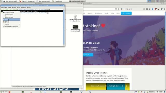 How to set Blender's path in Openshot on ubuntu 20.04 смотреть онлайн