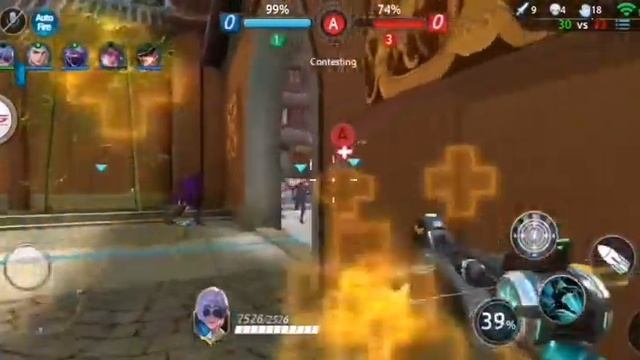 Shellfire Luna Gameplay (Mobile Overwatch) смотреть онлайн