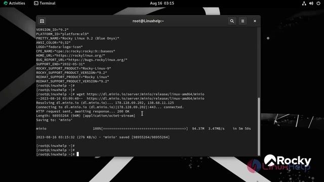 How to install MinIO on Rocky Linux 9.2 смотреть онлайн