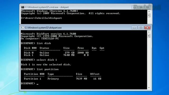 How to install windows 7 from a Flash drive (Tekzilla) смотреть онлайн