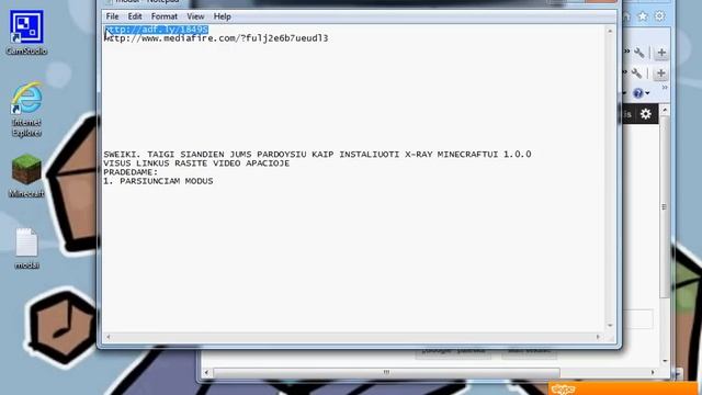 Minecraft 1.0.0 X-RAY, Modloader Lietuviskai смотреть онлайн