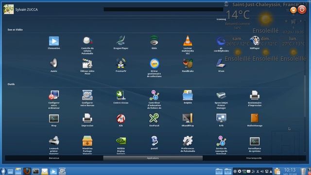 Mandriva Desktop 2011 - Menu ROSA смотреть онлайн