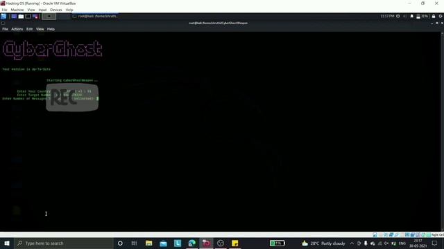 Ethical hacking tutorial 1 -- SMS and Call bombing-- Kali linux смотреть онлайн