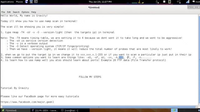 How to use Nmap Scan in termianl (Kali Linux) смотреть онлайн