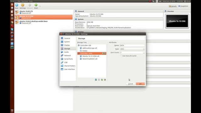 169 Q&A - Add additional HardDrive or storage space in Linux VirtualBox VM смотреть онлайн