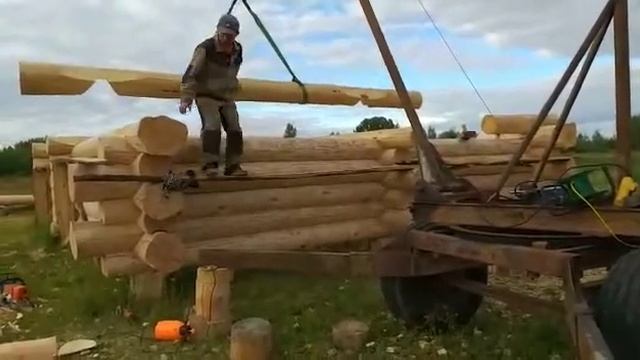 Самодельный подъемный кран. смотреть онлайн