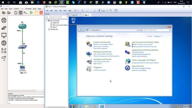 GNS3 12-Installing & Working with Windows7 in VMware & GNS3 Environment Part-2 смотреть онлайн