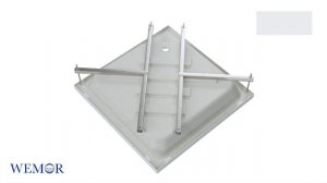 Инструкция по сборке поддонов  River WEMOR для прямоугольных поддонов средней высоты.