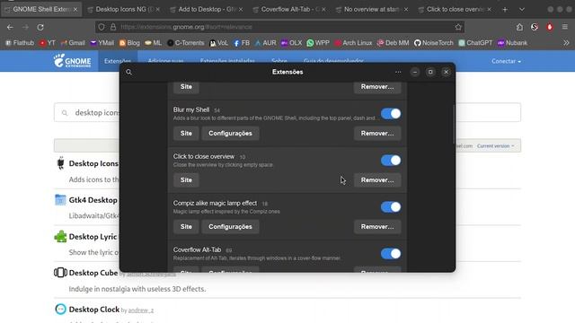 Mais 4 extensões maneiras para usar no seu Gnome - veja descrição смотреть онлайн