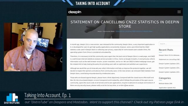 Taking Into Account, Ep. 1 - A New Show, Slackware, Deepin Store, Windows Winning, Ubuntu 18.04.1 смотреть онлайн