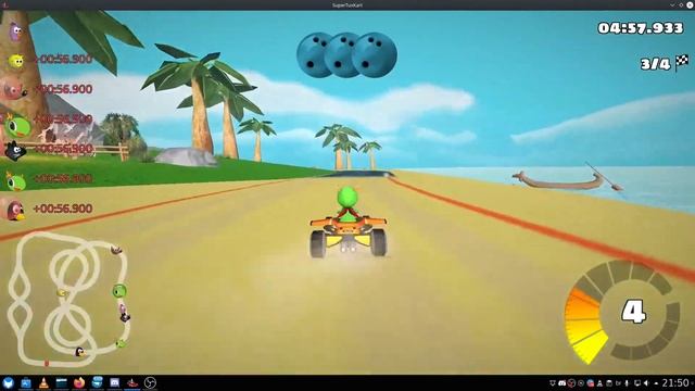 Como não jogar SuperTuxKart com o Krill, equipe do Regata OS e convidado especial смотреть онлайн