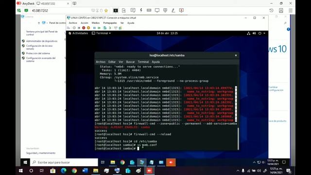 como instalar samba en CentOS 8.3 en HD смотреть онлайн