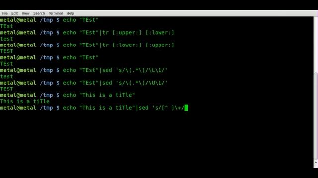 Changing Letter CASE with sed and tr -- BASH - Linux смотреть онлайн