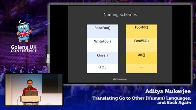 Golang UK Conference 2017 | Aditya Mukerjee - করো: Translating Go to Other (Human) Languages смотреть онлайн