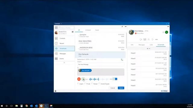 Mitel Connect Client Training смотреть онлайн