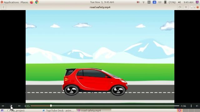 road safety animation tutorial in tupitube смотреть онлайн