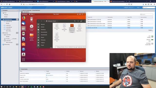 Install Ubuntu 18.04 on VMware ESXi | VMTools SSH смотреть онлайн