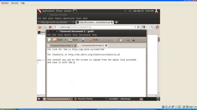 DOS (Denial Of Service) attack using Backtrack смотреть онлайн
