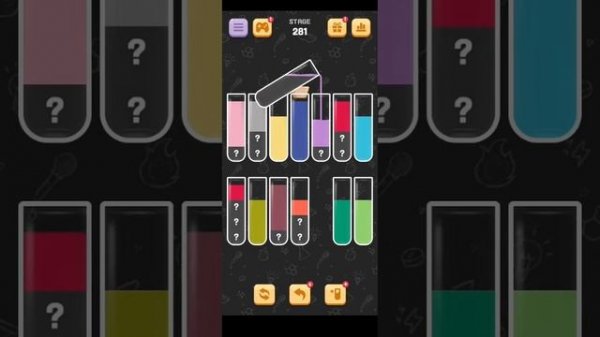 Water Sort Quest Level 281 Walkthrough Solution Android/iOS