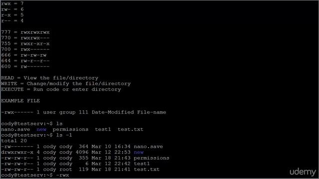 Ubuntu Server Complete 14 File permissions Part 1 смотреть онлайн